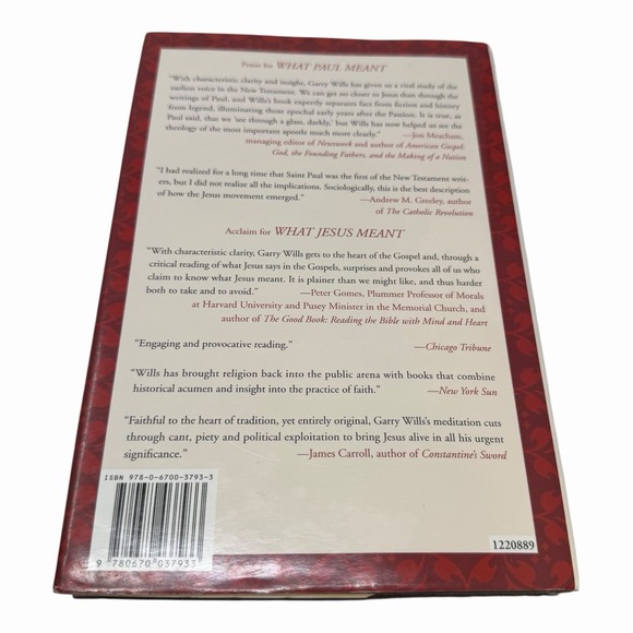 What Paul Meant - Hardcover By Wills, Garry - VERY GOOD - Picture 8 of 8